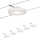 Paulmann 94109 - Komplekt 5xLED/4,3W Täielik kaablisüsteem MAC 230V valge