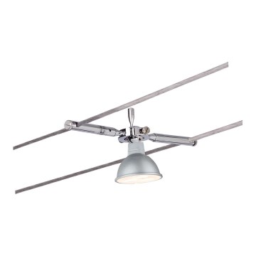 Paulmann 94147 - 1xGU5,3/10W Punktvalgusti TOGO traadivalgustussüsteemile, 12V, mati kroom
