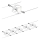 Paulmann 94149 - KOMPLEKT 5xGU5,3/10W Laevalgusti köissüsteemi TECH 230V valge