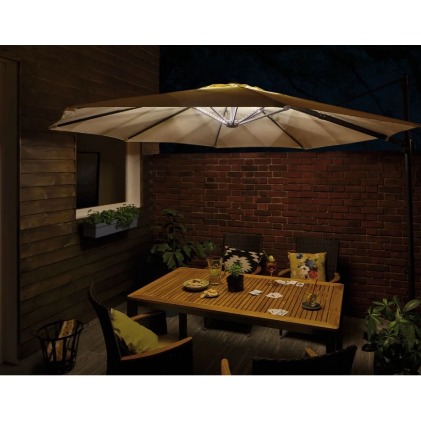 Paulmann 94208 - LED/1,8W Päikesevarju valgustus PARASOL 5V/USB 1,6 m