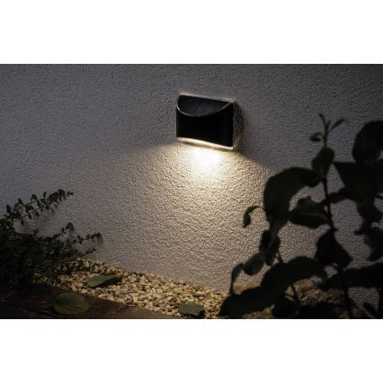 Paulmann 94233 - LED/0,05W IP44 Päikesepaneeliga seinavalgusti ELLIOT 1,2V 400 mAh