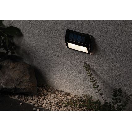 Paulmann 94234 - LED/0,05W IP44 Väli päikesepaneeliga valgusti anduriga DAYTON 1,2V 400 mAh