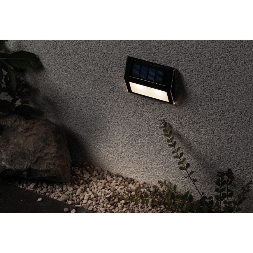 Paulmann 94234 - LED/0,05W IP44 Väli päikesepaneeliga valgusti anduriga DAYTON 1,2V 400 mAh