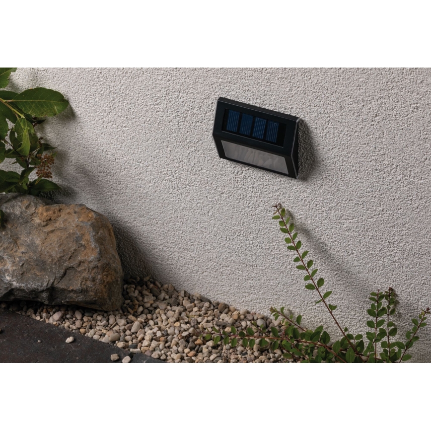 Paulmann 94234 - LED/0,05W IP44 Väli päikesepaneeliga valgusti anduriga DAYTON 1,2V 400 mAh