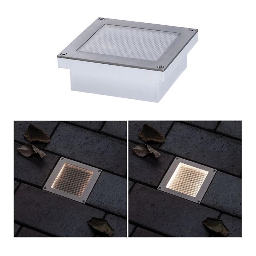 Paulmann 94238 - LED/0,7W IP67 Päikesepaneeliga sissesõiduteevalgusti anduriga ARON 3,7V 650 mAh