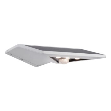 Paulmann 94244 - LED/1,2 W IP44 päikesepaneeliga seinavalgusti anduriga YOKO 3,7 V 1800 mAh valge