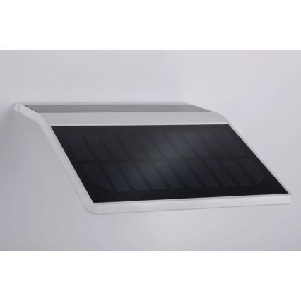 Paulmann 94244 - LED/1,2 W IP44 päikesepaneeliga seinavalgusti anduriga YOKO 3,7 V 1800 mAh valge