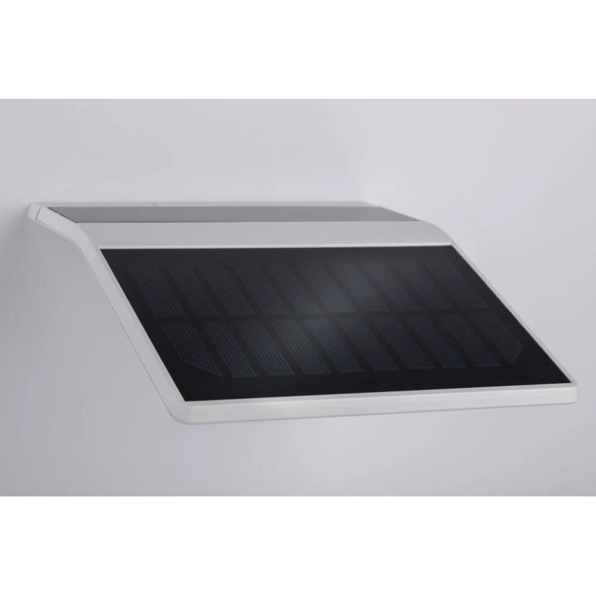 Paulmann 94244 - LED/1,2 W IP44 päikesepaneeliga seinavalgusti anduriga YOKO 3,7 V 1800 mAh valge