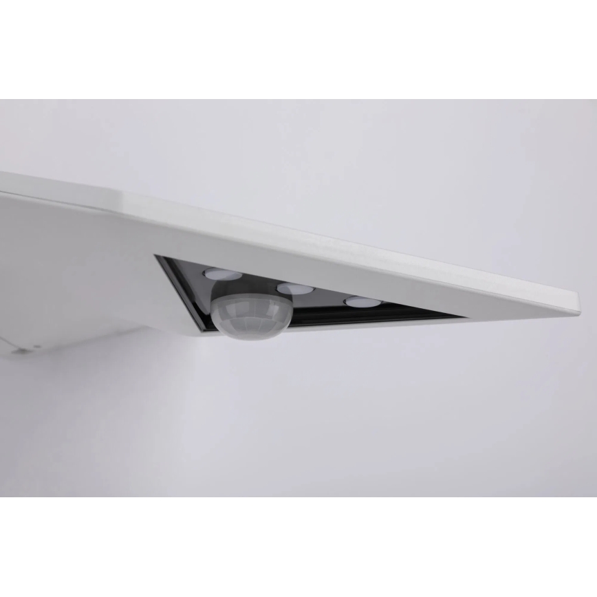Paulmann 94244 - LED/1,2 W IP44 päikesepaneeliga seinavalgusti anduriga YOKO 3,7 V 1800 mAh valge