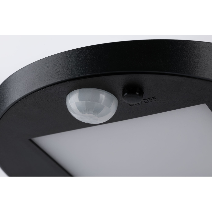 Paulmann 94249 - LED/1,2W IP44 Väli päikesepaneeliga lamp anduriga RYSE 3,7V 1800 mAh