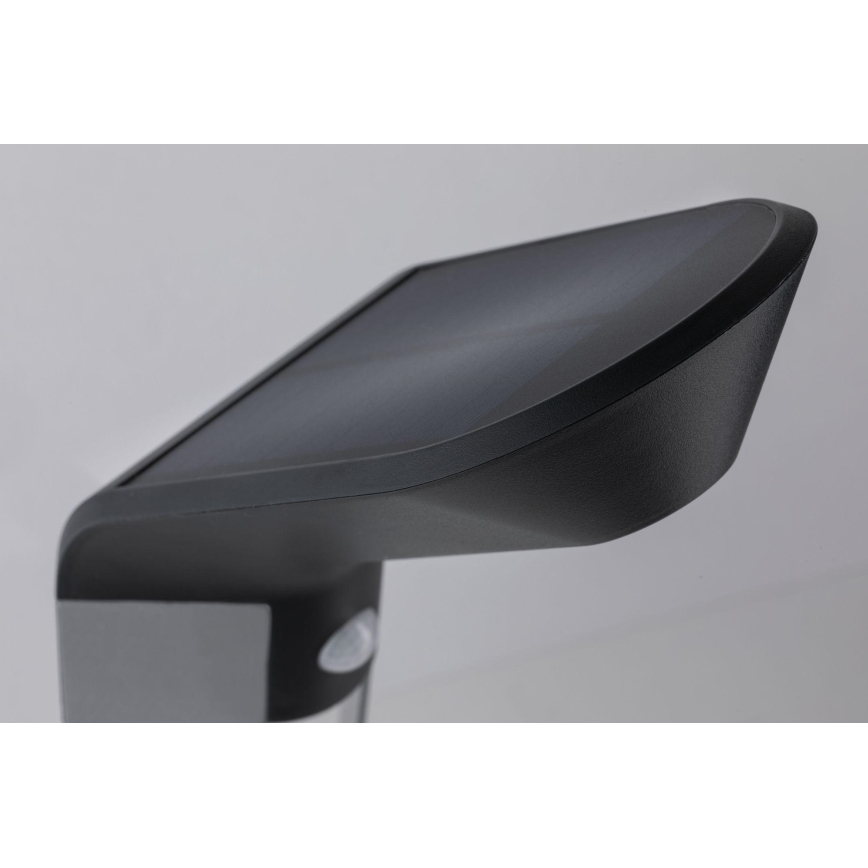 Paulmann 94252 - LED/1,2W IP44 Päikesepaneeliga väli lamp anduriga SOLEY 230V
