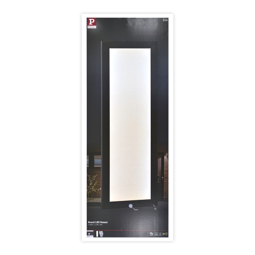 Paulmann 94257_1 - LED/19W IP44 Väli laevalgusti anduriga 230V