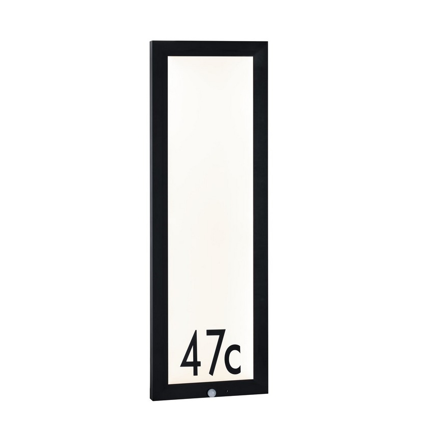 Paulmann 94257 - LED/19W IP44 Majanumber koos anduriga 230V