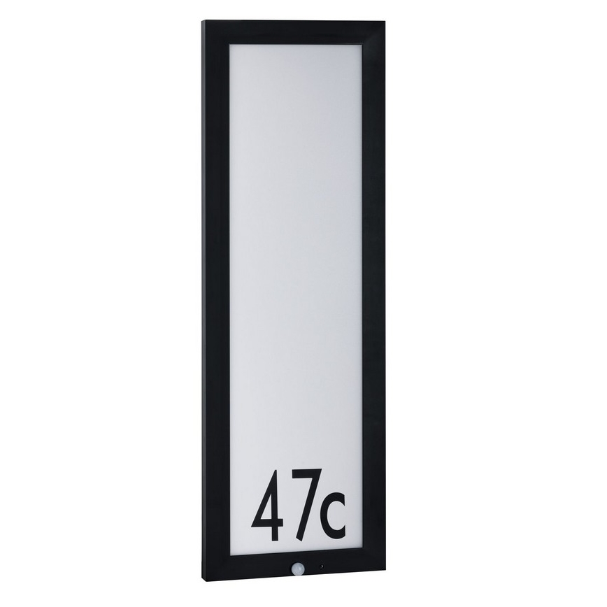 Paulmann 94257 - LED/19W IP44 Majanumber koos anduriga 230V