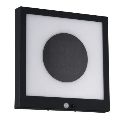 Paulmann 94263 - LED/1,2W IP44 Päikesepaneeliga seinavalgusti koos anduriga TAIJA 3,7V 1800 mAh