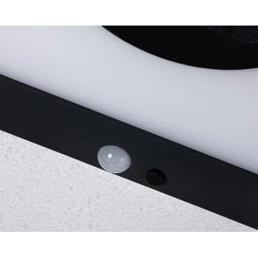 Paulmann 94263 - LED/1,2W IP44 Päikesepaneeliga seinavalgusti koos anduriga TAIJA 3,7V 1800 mAh