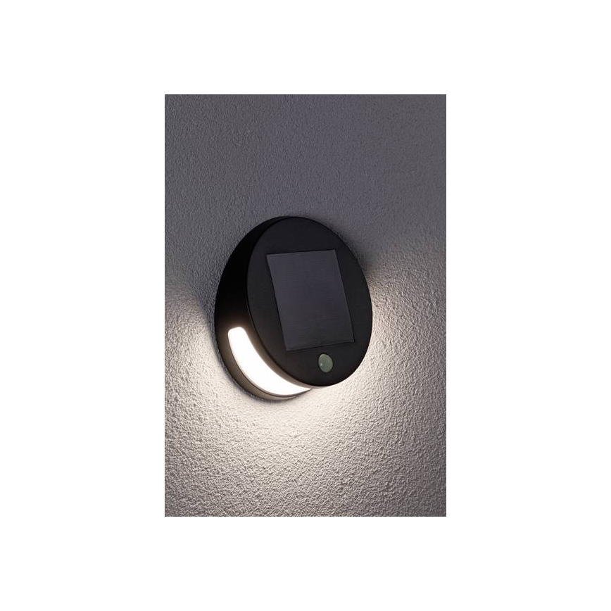 Paulmann 94265 - LED/3W IP44 Väli päikesepaneeliga valgusti anduriga HELENA 3,7V 1800 mAh