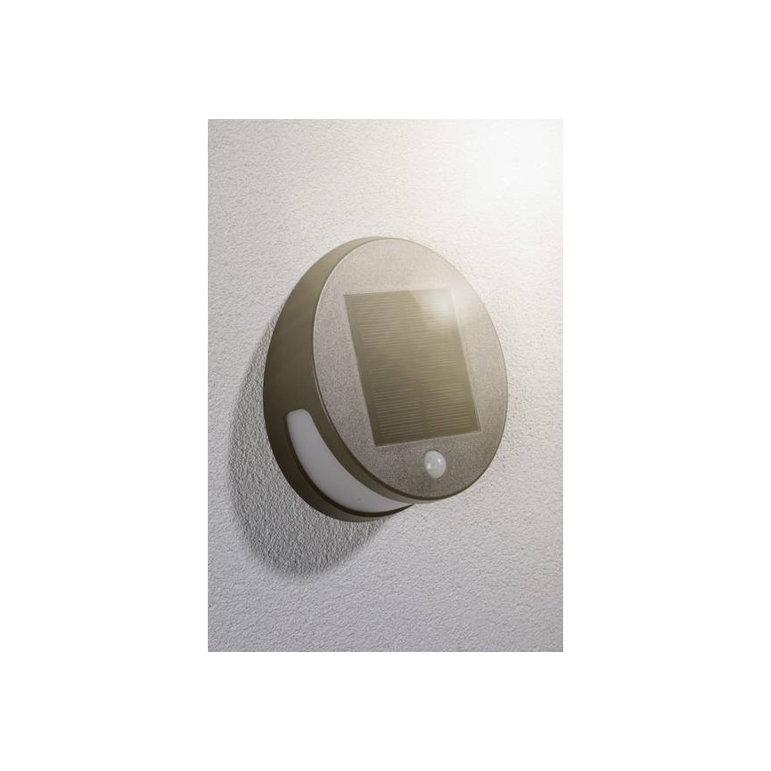 Paulmann 94265 - LED/3W IP44 Väli päikesepaneeliga valgusti anduriga HELENA 3,7V 1800 mAh