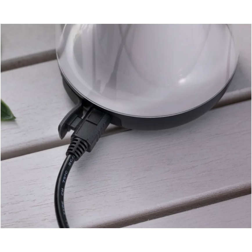 Paulmann 94267 - LED/1,3W IP44 Väli Hämardatav lamp CUPULINO 5V 2000 mAh