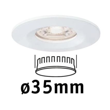 Paulmann 94298 - LED/4W IP44 Süvistatav valgusti vannituppa COIN 230V