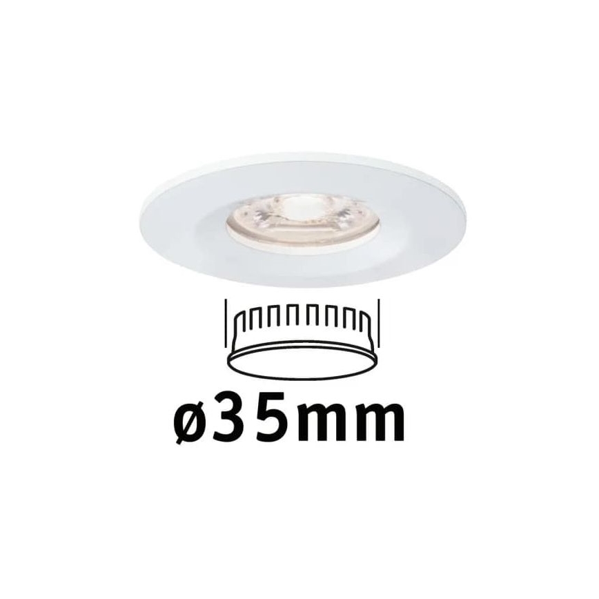 Paulmann 94298 - LED/4W IP44 Süvistatav valgusti vannituppa COIN 230V