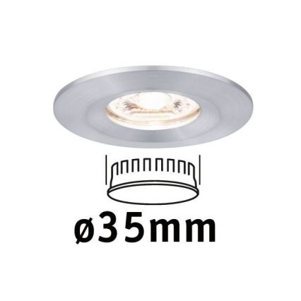 Paulmann 94304 - LED/4W IP44 Süvistatav valgusti vannituppa COIN 230V