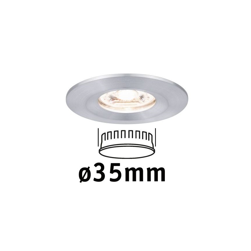 Paulmann 94304 - LED/4W IP44 Süvistatav valgusti vannituppa COIN 230V