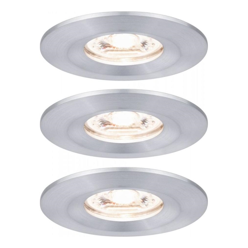 Paulmann 94305 - KOMPLEKT 3xLED/4W IP44 Süvistatav valgusti vannituppa NOVA 230V