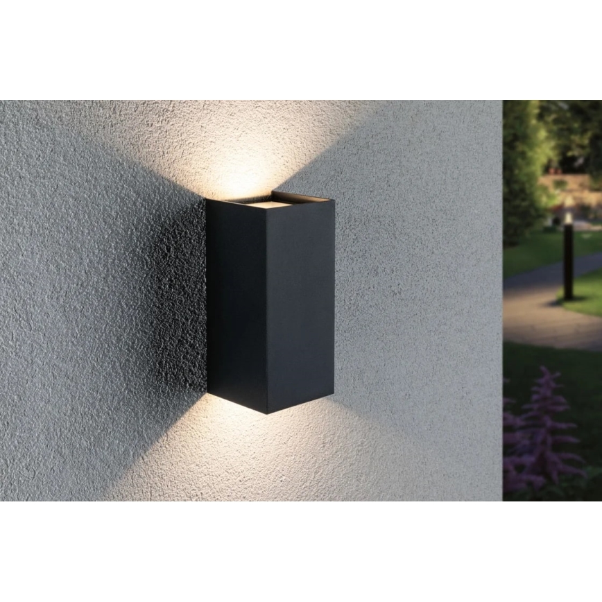 Paulmann 94325 - 2xLED/6,5W IP44 Väli seinavalgusti FLAME 230V