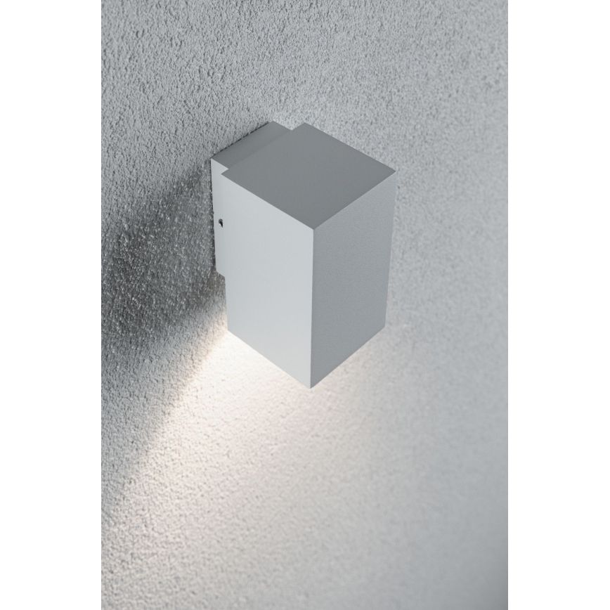 Paulmann 94329 - LED/3,8W IP44 Väli seinavalgusti FLAME 230V valge