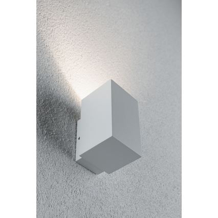 Paulmann 94329 - LED/3,8W IP44 Väli seinavalgusti FLAME 230V valge