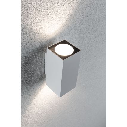 Paulmann 94330 - 2xLED/2,8W IP44 Väli seinavalgusti FLAME 230V valge