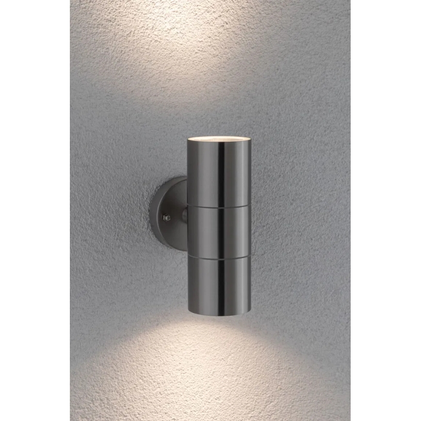 Paulmann 94331 - 2xGU10/10W IP44 Väli seinavalgusti FLAME 230V