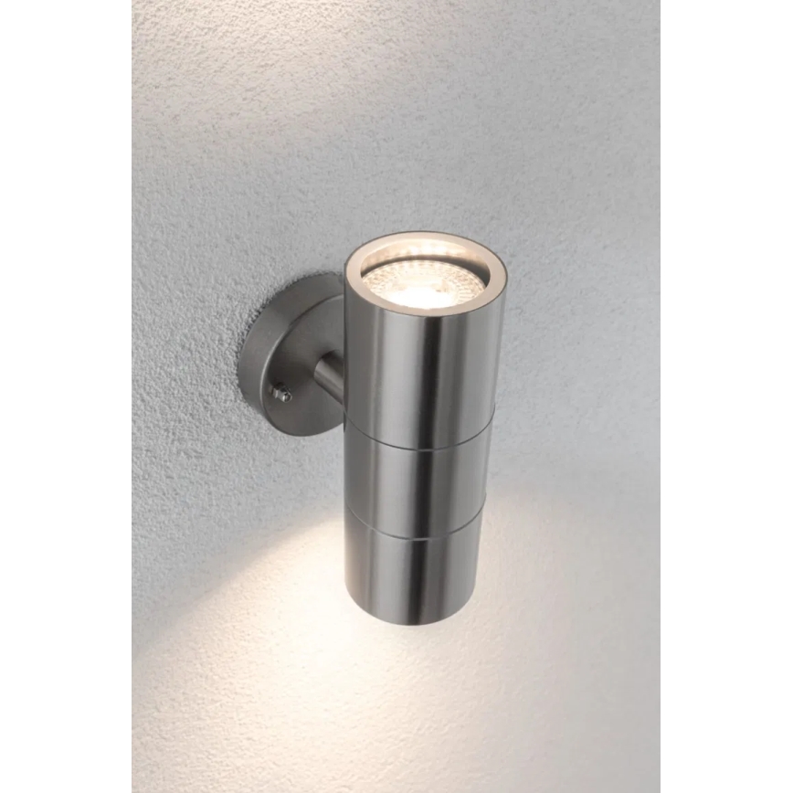 Paulmann 94331 - 2xGU10/10W IP44 Väli seinavalgusti FLAME 230V