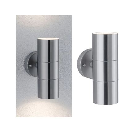 Paulmann 94331 - 2xGU10/10W IP44 Väli seinavalgusti FLAME 230V