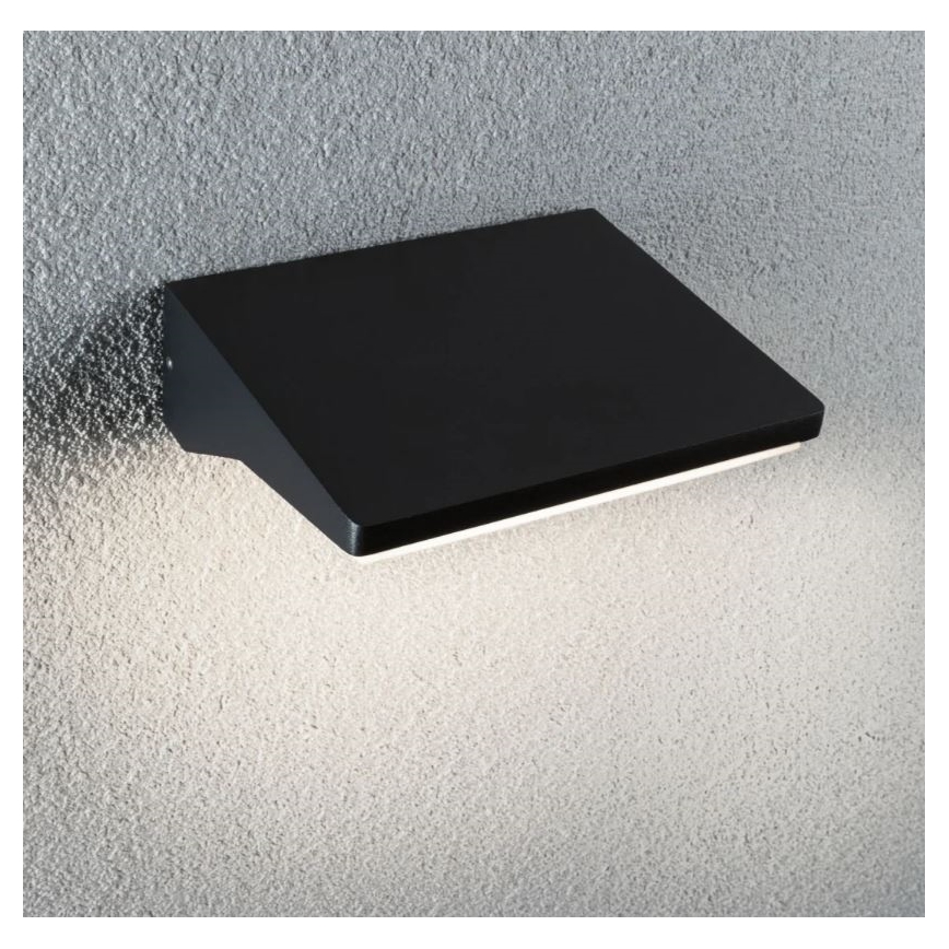 Paulmann 94333 - LED/7,4W IP44 Väli seinavalgusti koos anduriga HOUSE 230V