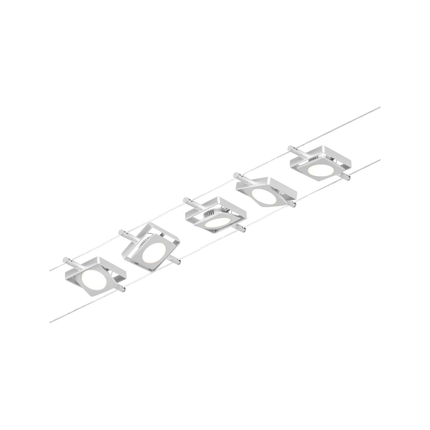 Paulmann 94420 - Komplekt 5xLED/4,5W Täielik MAC 230V kaablisüsteem mattkroom