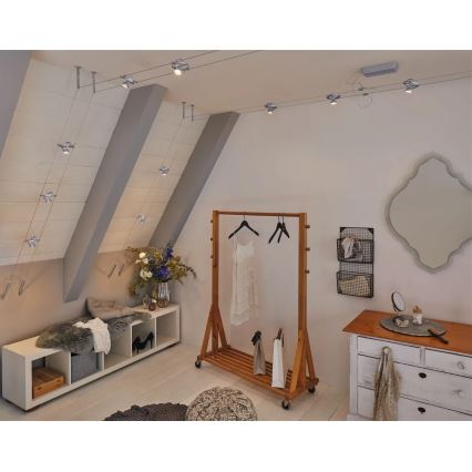 Paulmann 94437 - 1xGU5,3/10W punktvalgusti CARDAN-juhtmesüsteemi jaoks 12V mattkroom