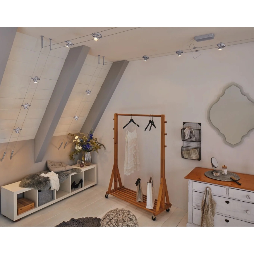 Paulmann 94437 - 1xGU5,3/10W punktvalgusti CARDAN-juhtmesüsteemi jaoks 12V mattkroom