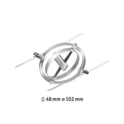 Paulmann 94437 - 1xGU5,3/10W punktvalgusti CARDAN-juhtmesüsteemi jaoks 12V mattkroom