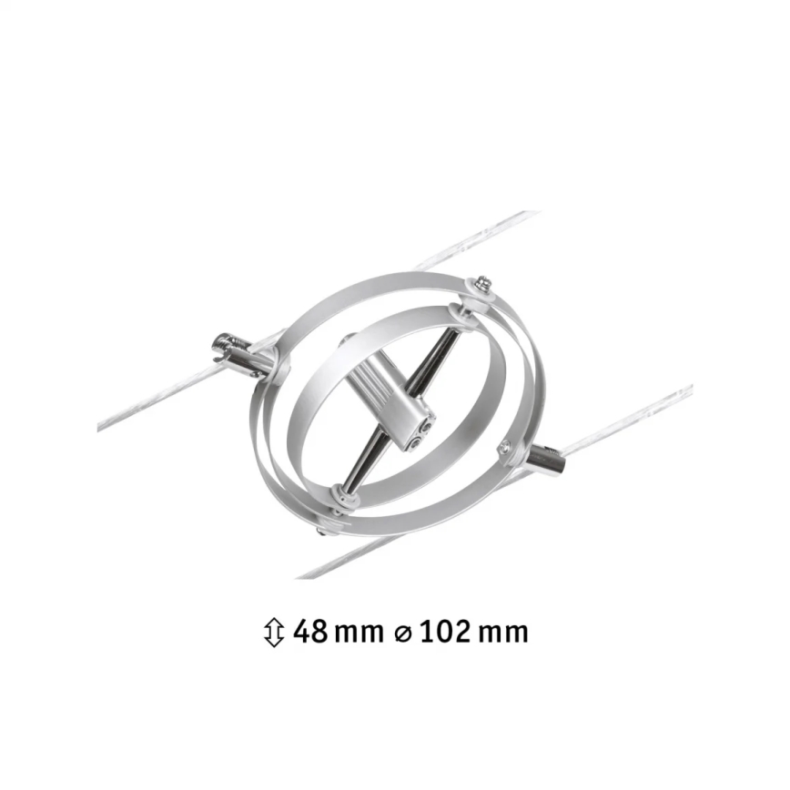 Paulmann 94437 - 1xGU5,3/10W punktvalgusti CARDAN-juhtmesüsteemi jaoks 12V mattkroom