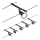 Paulmann 94446 - Komplekt 5xGU5,3/10W – täielik SALT-traadivalgustussüsteem 230V, must