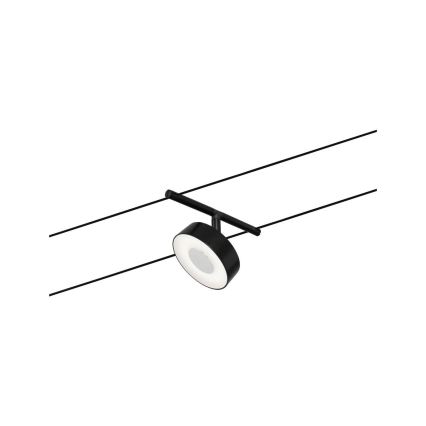 Paulmann 94479 - KOMPLEKT 5xLED/5W Kohtvalgusti nöörisüsteemile CIRCLE 230V must