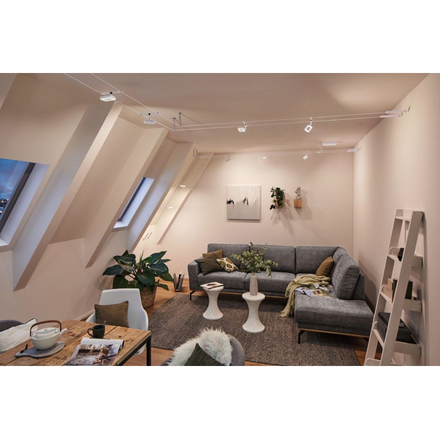 Paulmann 94483 - Komplekt 5xLED/4,8W Täielik traadisüsteem FRAME 230V valge