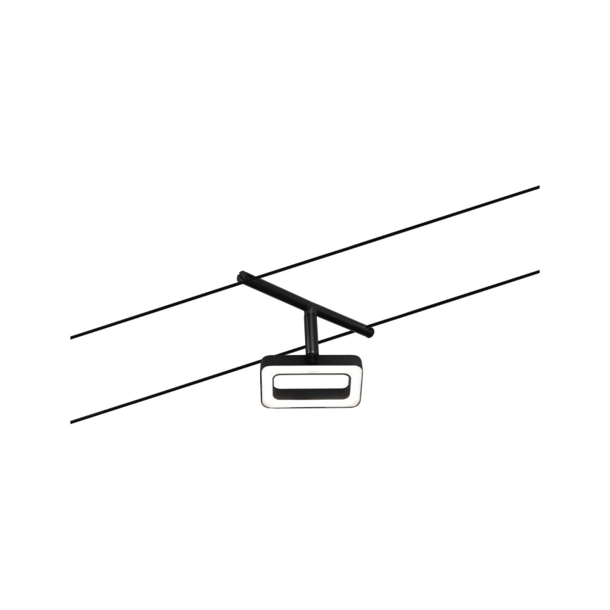 Paulmann 94485 - Komplekt 5xLED/4,8W Täiskomplektne kaablivalgustussüsteem FRAME 230V must