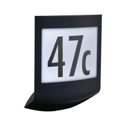 Paulmann 94513 - RGBW LED/8,2W IP44 Hämardatav majanumbrivalgusti hämaruseanduriga PADEA 230V antratsiit