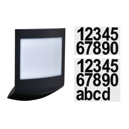 Paulmann 94513 - RGBW LED/8,2W IP44 Hämardatav majanumbrivalgusti hämaruseanduriga PADEA 230V antratsiit