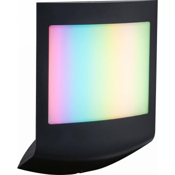 Paulmann 94513 - RGBW LED/8,2W IP44 Hämardatav välisseinavalgusti liikumis- ja hämarussensoriga PADEA 230V antratsiit
