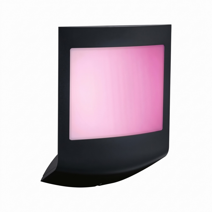 Paulmann 94513 - RGBW LED/8,2W IP44 Hämardatav välisseinavalgusti liikumis- ja hämarussensoriga PADEA 230V antratsiit