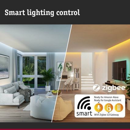 Paulmann 94515 - LED/8,5W IP44 Hämardatav majanumbri valgusti liikumis- ja hämarussensoriga PADEA 230V antratsiit